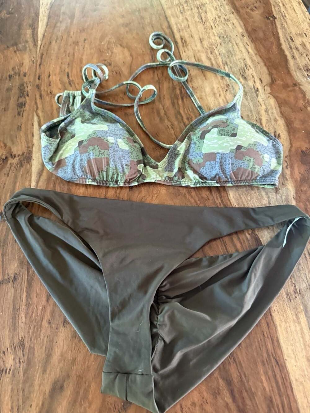 FORLOH Women's Camo Bikini Set Size Large